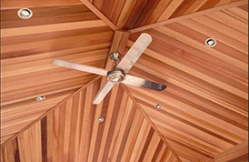Soffit King cedar wood staining example